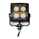 Van Master VMGLED4SQA 9-30V R65 Square 4 LED Amber Warning Light PN: VMGLED4SQA